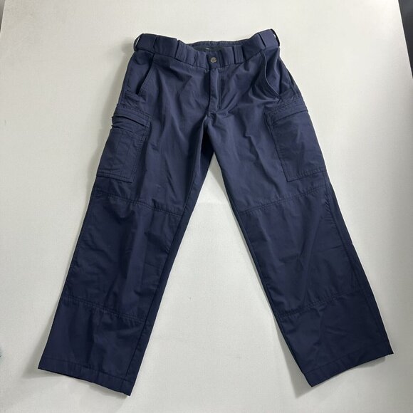 Blauer Flexforce Tacitcal Cargo Pants Womens Size 12 Navy Blue Workwear Workwear - Picture 2 of 9